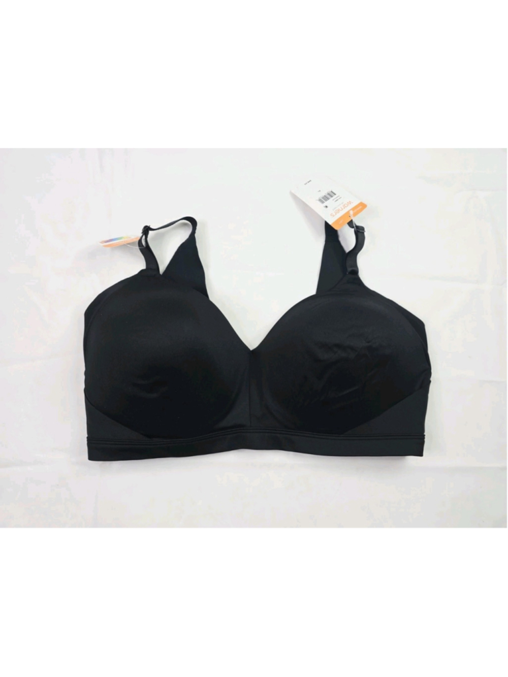 Warner Super Soft Wireless Lightly Lined Comfort Bra Black Size XL